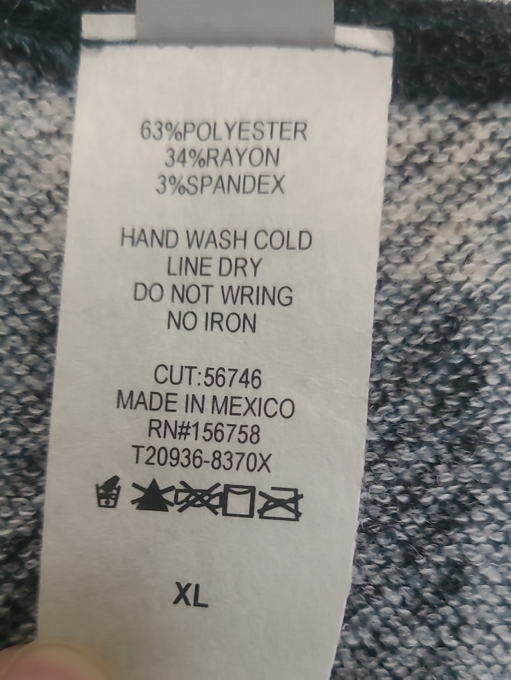 Honeyme Curvy Plaid Flannel Top XL NWT - Picture 4 of 4